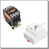GSM термометр на DIN-рейку с контроллером управления питанием Страж GSM-Din-rail 18,5 кВт, управление электричеством до 32 Ампер